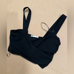 Zara black crop 🖤